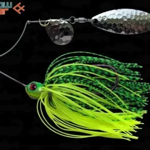 Promoție Spinnerbait Berti Shallow Killer Colorado Salcie, Chartreuse/Lime Tiger, 11g