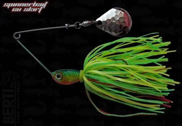 Spinnerbait Bertilure Paleta Colorado Skirt Fire Tiger 7g Promoție