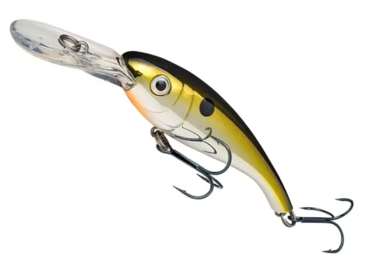 Vobler Strike King Banana Shad, Gold Black Back, 10cm, 7.1g Ieftin
