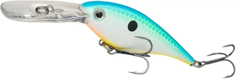 Vobler Strike King Lucky Shad Pro Model, Sinking, Citrus Shad, 7.6cm, 14.2g Cel mai vândut