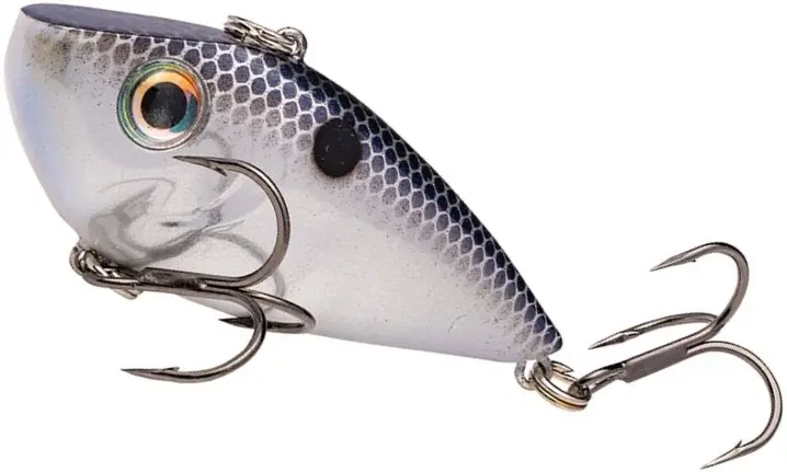 Vobler Strike King Red Eyed Shad, Chrome Blue, 8cm, 12.2g Preț promoțional
