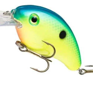 Vobler Strike King Pro-Model Series 4S Floating, Blue Back Chatreuse, 11cm, 15.9g Preț promoțional