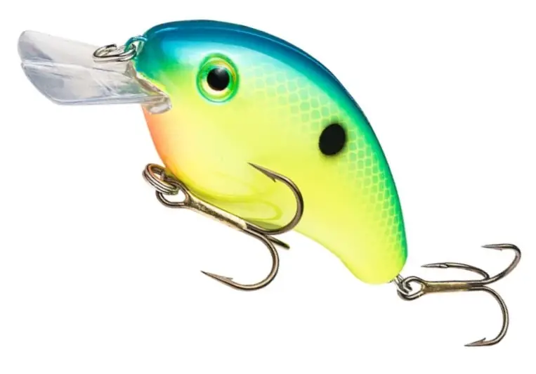 Vobler Strike King Pro-Model Series 4S Floating, Blue Back Chatreuse, 11cm, 15.9g Preț promoțional