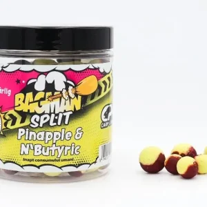 Boilies de Carlig Critic Echilibrat CPK Bagman Split, 10/14mm, Pineapple & N-butyric Reducere extra