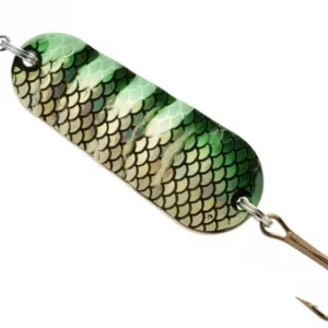 Lingurita Oscilanta Abu Garcia Atom, G/Green Flash, 7.5cm, 20g Preț promoțional