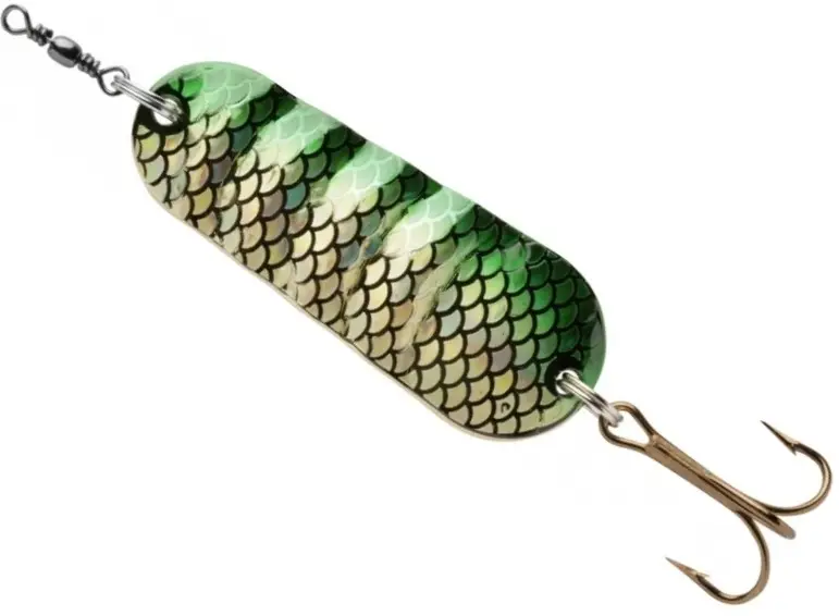 Lingurita Oscilanta Abu Garcia Atom, G/Green Flash, 7.5cm, 20g Preț promoțional