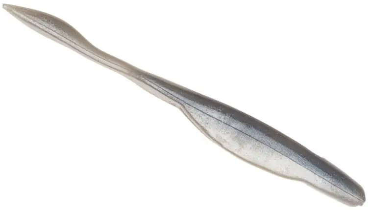Chilipir Shad Strike King KVD Perfect Plastics Caffeine Shad Soft Jerkbait, Pearl Blue Glimmer Back, 10cm, 8buc/plic