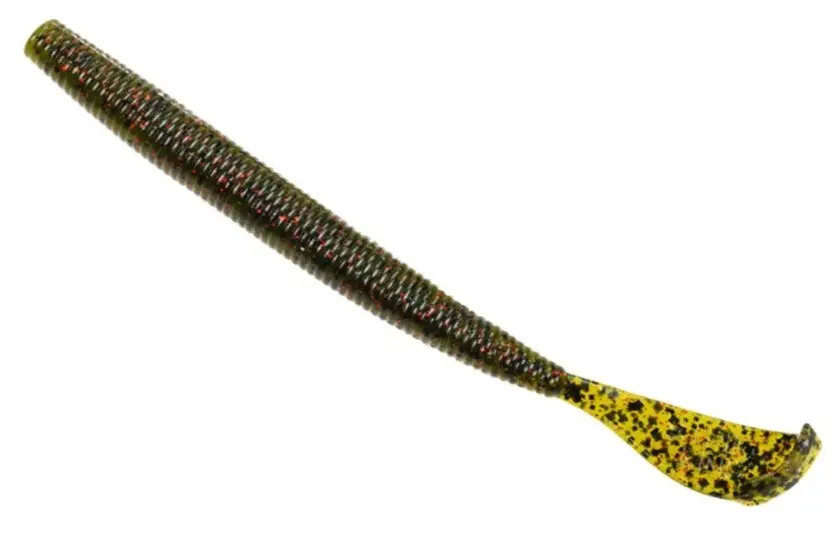 Expediere rapidă Grub Strike King Rage Cut-R Worm, Culoare Watermelon Red Flk, 15cm, 7buc/plic