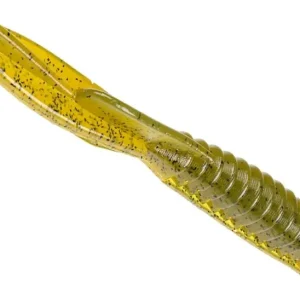 Grub Strike King KVD Perfect Plastics Drop Shot Half Shell, Green Pumpkin, 8.9cm, 9buc/plic Promoție