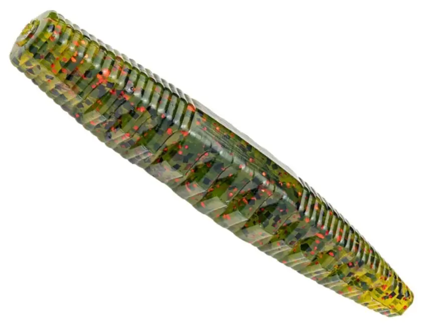 Transport gratuit Grub Strike King Ned Ocho, Culoare Watermelon Red Flake, 6.5cm