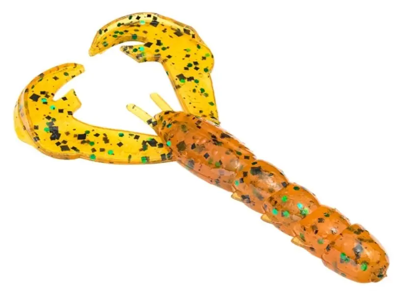 Creatura Strike King Rage Baby Craw, Culoare Amber Green Black, 7.5cm, 9buc/plic Mai ieftin