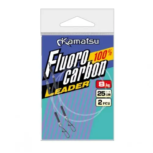 Struna Fluorocarbon Kamatsu Fluorocarbon Leader, 30cm, 0.60mm , 2buc/plic Ofertă de sezon