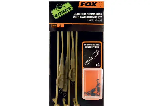 Comandă acum Monturi Fox Edges Lead Clip Tubing Kwik Change Kit, 3buc/plic CAC579