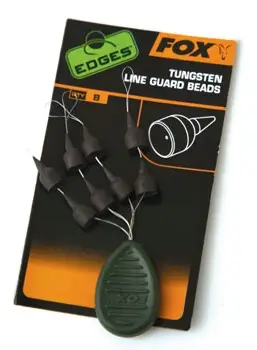 Ofertă exclusivă Fox Edges Tungsten Line Guard Beads, 8buc/plic CAC671