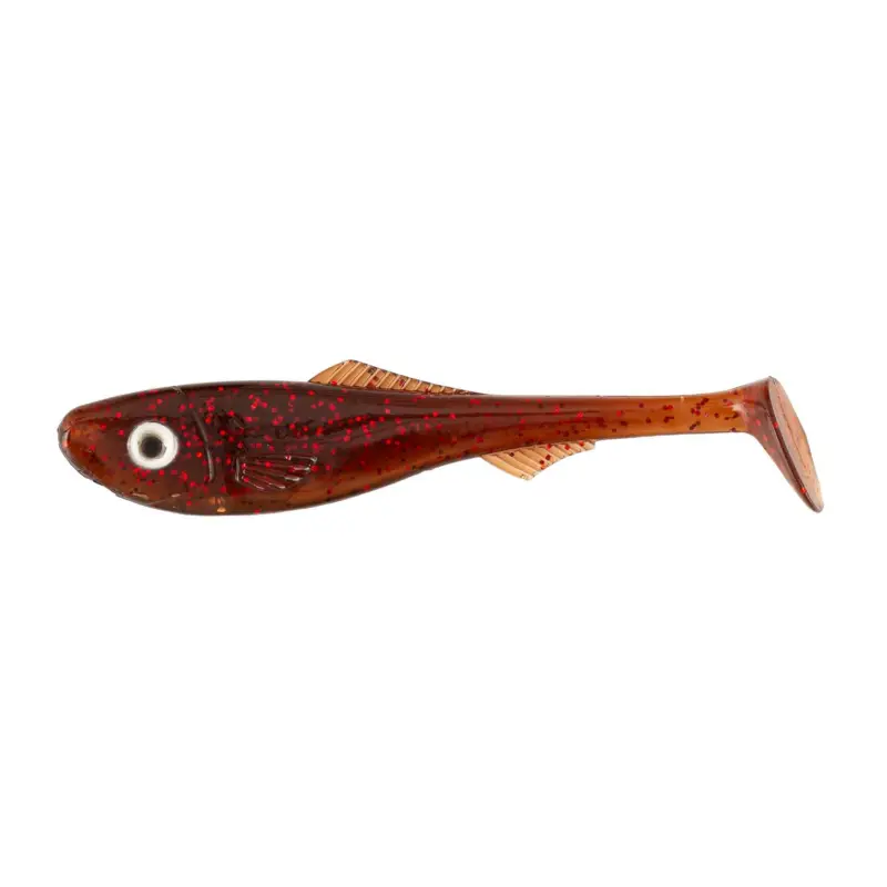Shad Abu Garcia Beast Zander Shad, 9cm ,Culoare Red Motoroil Doar azi