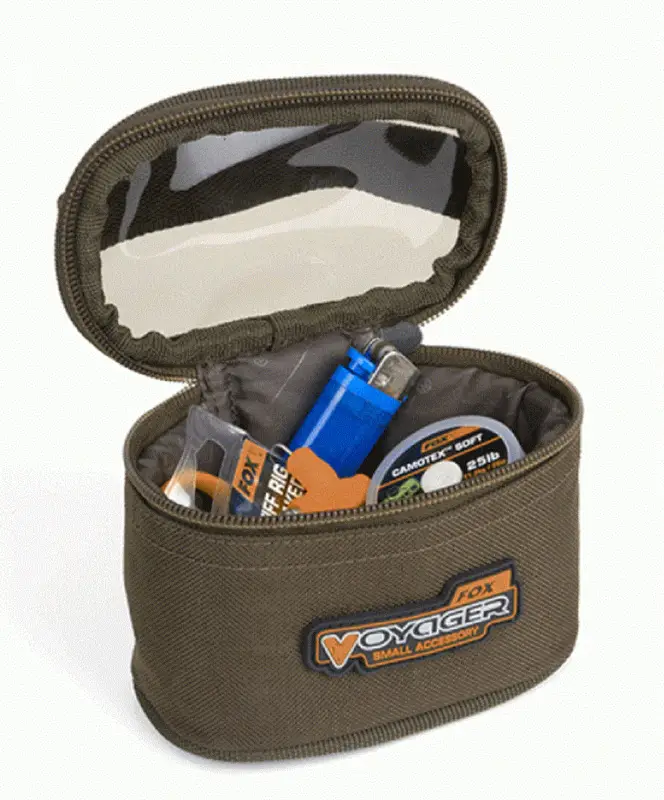 Retur gratuit Geanta pentru Accesorii FOX Voyager Accesory Bag Small, Dimensiuni:9x13x8cm CLU346