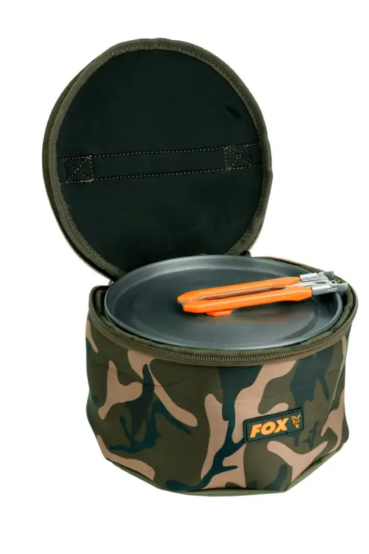 Husa pentru Set Gatit Fox Camo Cookset Bag,20x10cm Ofertă limitată