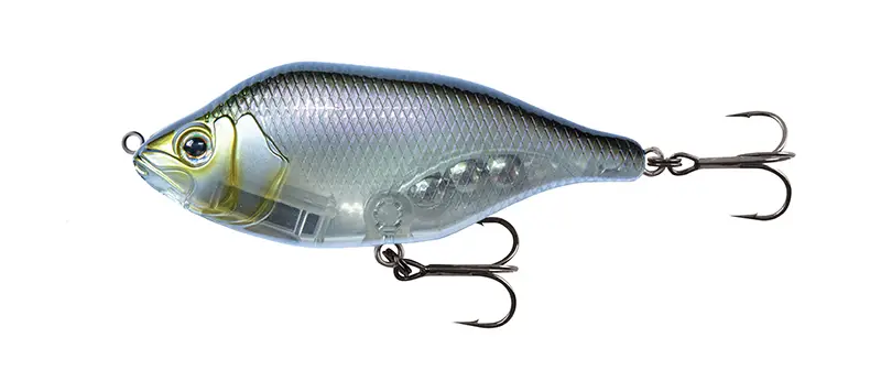 Vobler FOX Rage Hitcher Jerk & Twitch, UV Gold Head, 8cm, 20g NHL399 Reducere de preț