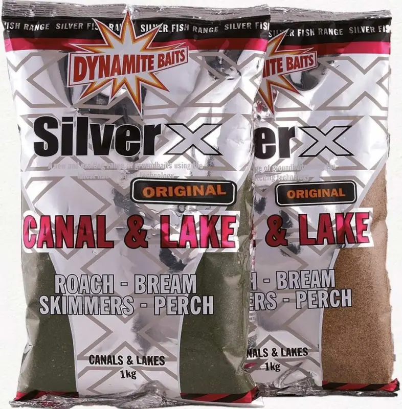 Retur ușor Groundbait Dynamite Baits Silver X Canal and Lake Original, 1kg