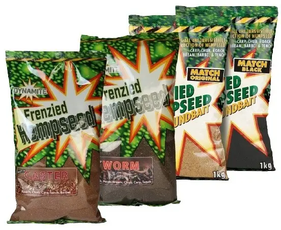 Groundbait Dynamite Baits Frenzied Hemp, 1kg Chilipir