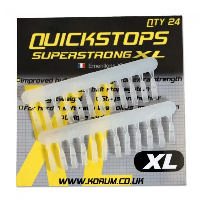 Opritoare pentru Momeala Korum Superstrong XL Quickstops, 24buc/plic Preț promoțional