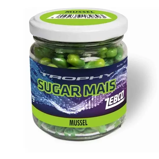 Porumb Zebco Trophy Sugar Mais Green Mussel 125gr Ultima șansă