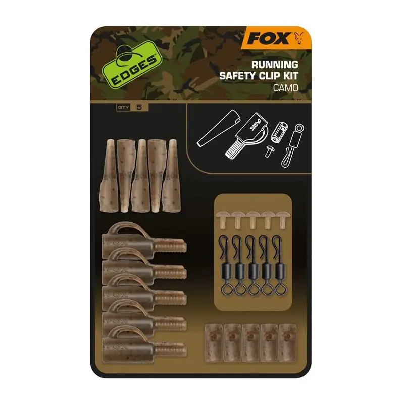 Kit Montura FOX Edges Camo Running Safety Clip Kit Reduceri