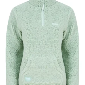 Hanorac pentru Femei Navitas Sherpa Pullover Light Green Livrare rapidă