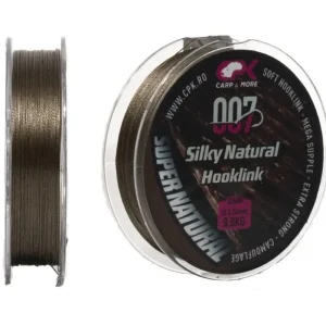 Expediere rapidă Fir Textil CPK Silky Natural Hooklink, Brown, 15m