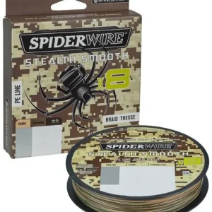 Fir Textil SpiderWire Stealth Smooth 8 Braid, Camo, 150m Reducere