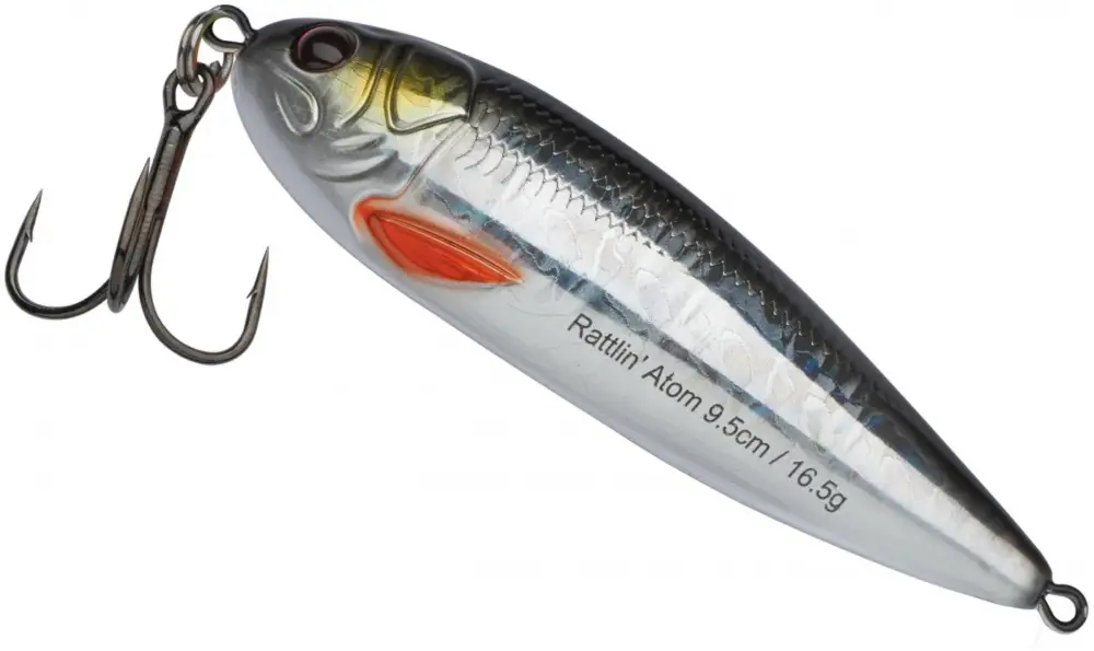 Lingurita Rattlin' Abu Garcia Atom, Silver Roach, 9.5cm, 16.5g Super ofertă