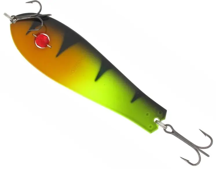 Reducere de preț Lingurita Oscilanta Kuusamo Professor 1 115/27, BL/GR/FYe/O-B UV, 11.5cm, 27g