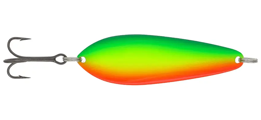 Lingurita Oscilanta Kuusamo Latka, 70/6, GR/FYe/FR-Al UV, 7cm 6g Doar azi