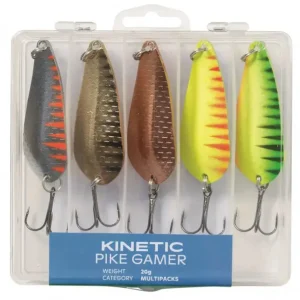 Set Lingurite Oscilante Kinetic Pike Gamer Spoon Set, 21g, 5buc Popular