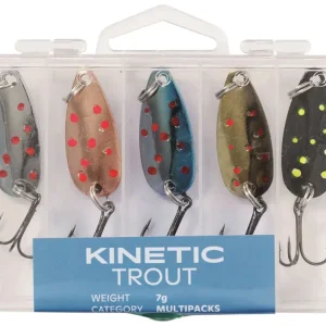 Set Lingurite Oscilante Kinetic Trout Spoon Set, 5g, 5buc Plată securizată