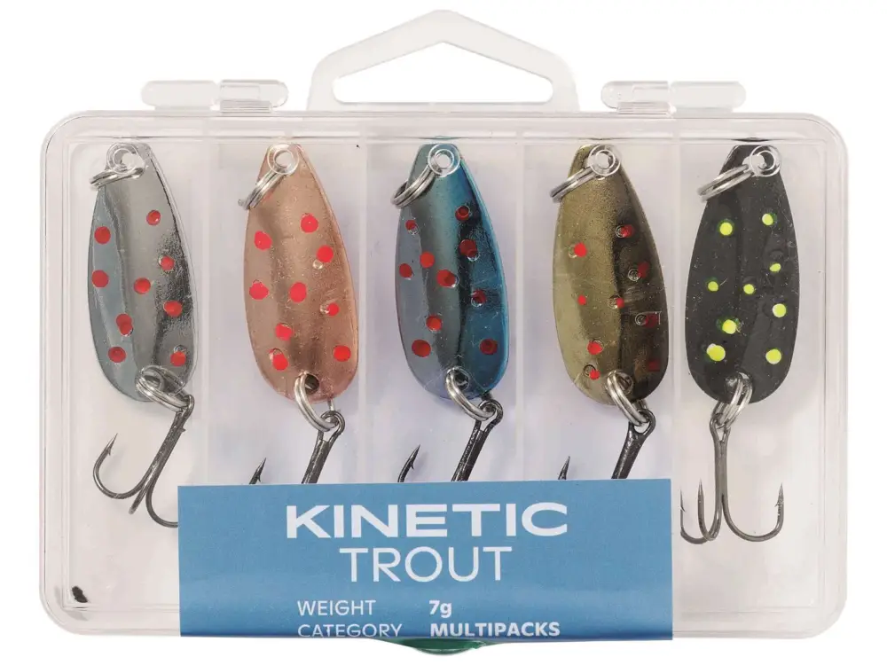 Set Lingurite Oscilante Kinetic Trout Spoon Set, 5g, 5buc Plată securizată