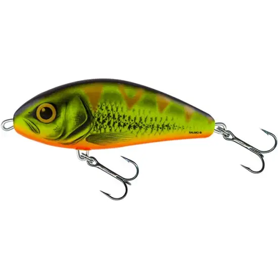 Livrare gratuită Vobler Salmo Fatso 10 Sinking, 10cm 52g, Mat Tiger