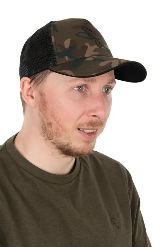 Cumpărături sigure Sapca Fox Camo Trucker Hat