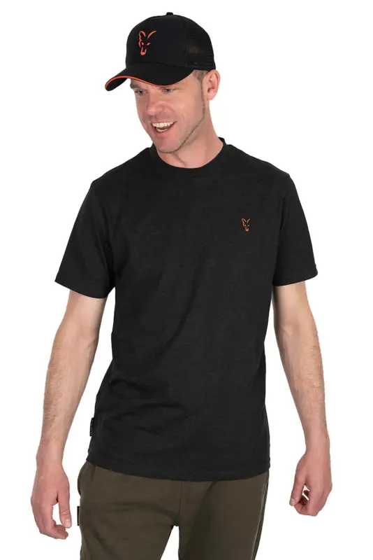 Tricou FOX Collection T Black & Orange Ultima șansă