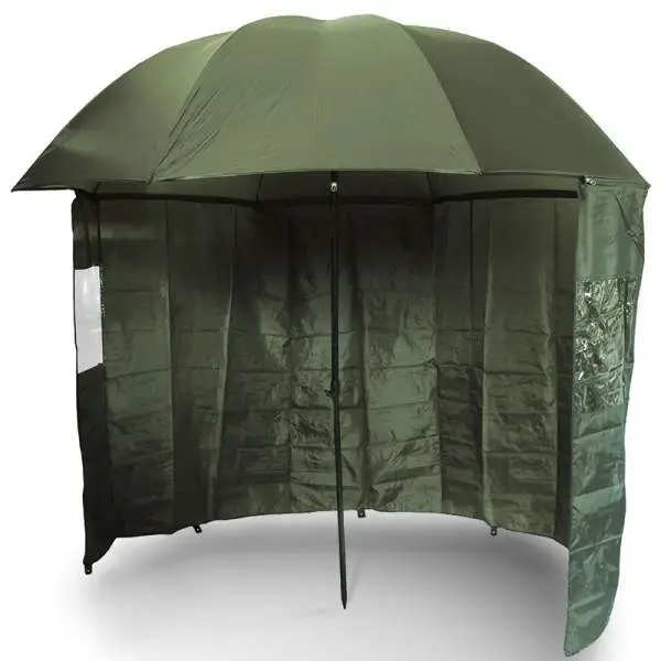Umbrela cu Paravan NGT Green Fishing Brolly, Ø=220cm Calitate înaltă
