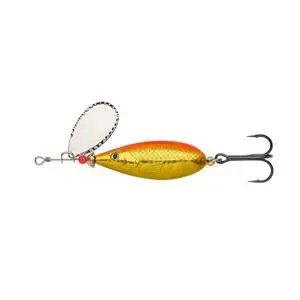 Cumpără online Lingura Rotativa Abu Garcia Droppen Maxi Spinners, Culoare Gold Fluorescent Orange, 8.5cm, 12g