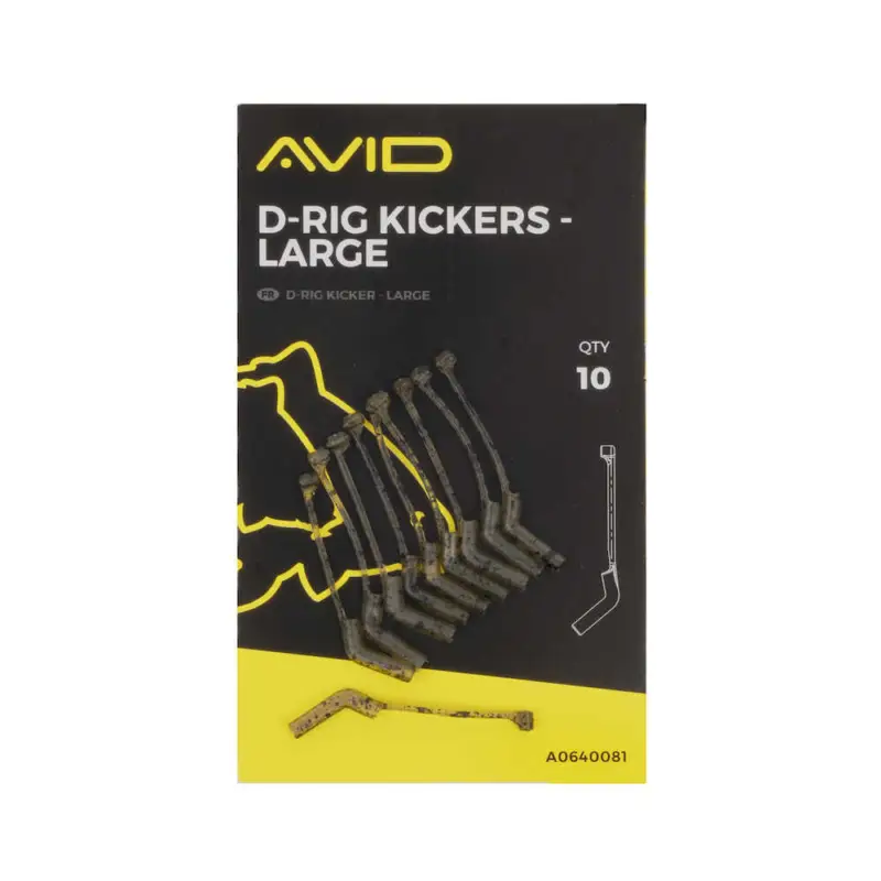 Rig Aligner Avid Carp D-Rig Kickers, 10buc/plic Nu rata