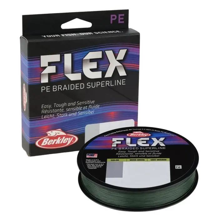 Bestseller Fir Textil Berkley Flex Braid, Moss Green, 135m