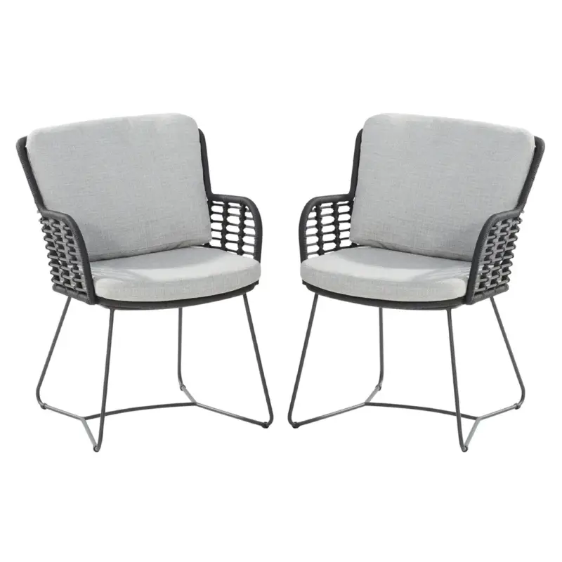 FABRICE Set mobilier terasă/grădină, 2 scaune Discount