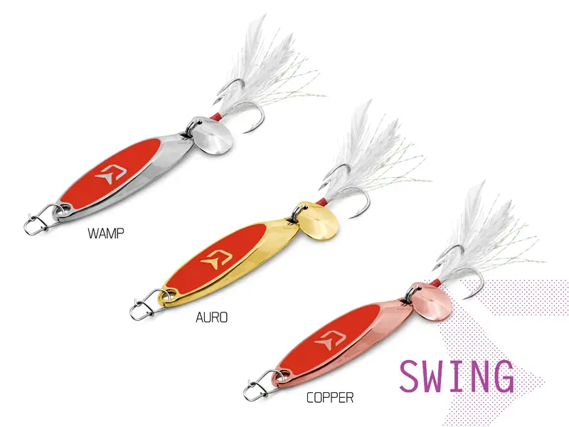 Retur gratuit Lingura Oscilanta Delphin Swing, Culoare Auro, 15g, 5,7cm
