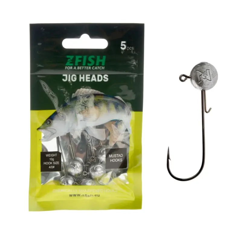 Jig Zfish Head Premium , Nr.2/0, 7g, 5buc/plic Premium