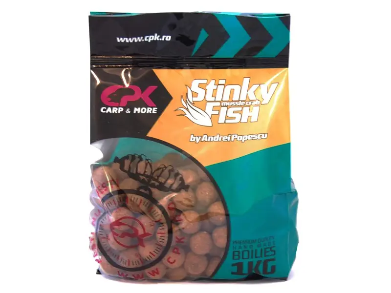 Doar azi Boilies Tare CPK Stinky Fish, 1kg