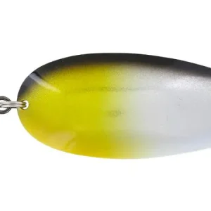 Lingurita Oscilanta Kuusamo Hauki 80/22, BL_S_Ye-S, UV, PVTU, Peravalotakuu, 8cm, 22g, Ultima șansă