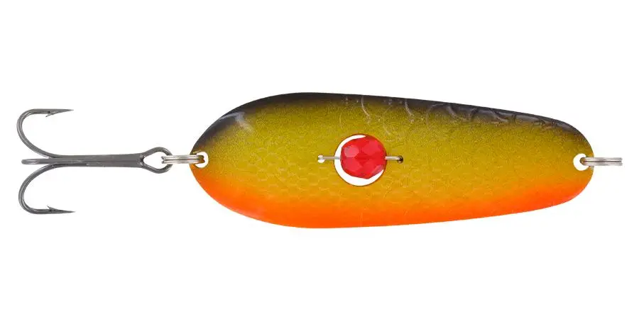 Lingurita Oscilanta Kuusamo Rasanen Helmi 70/20, BL_G_O-B, UV, TPSOE, Tapas Olive, 7cm, 20g Ofertă limitată