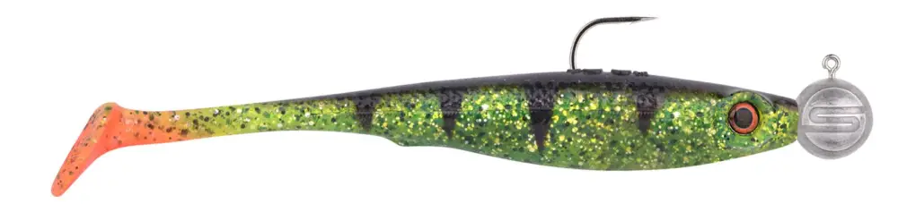 Reducere Kit 2 Twistere Spro Iris Pop-Eye + 2 Cap Twister Gamakatsu, UV Perch, 8cm, 5+7g